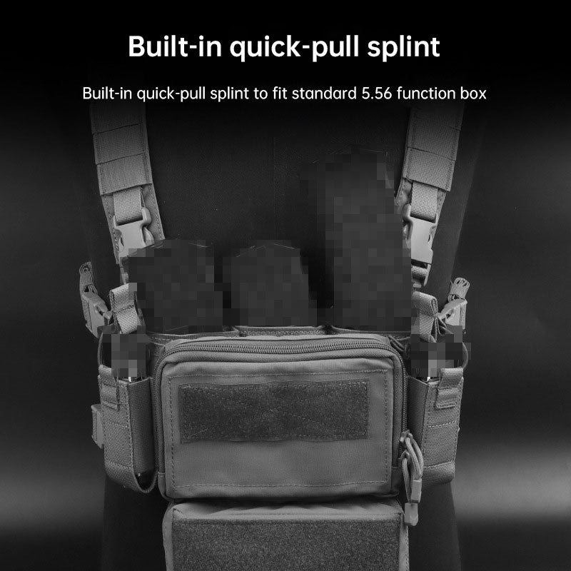 Multifunctional Scalable Tactical Protection Multi-size Storage Bag D3CRM Tactical Chest Mount Set