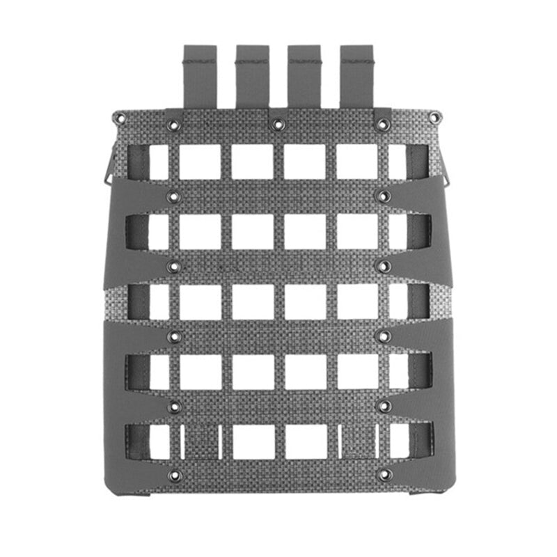 Tactical Vest - Molle Zipper Back Panel, for Paintball, Airsoft, Outdoor Hunting. Plate Carrier Expansion Equipment.
