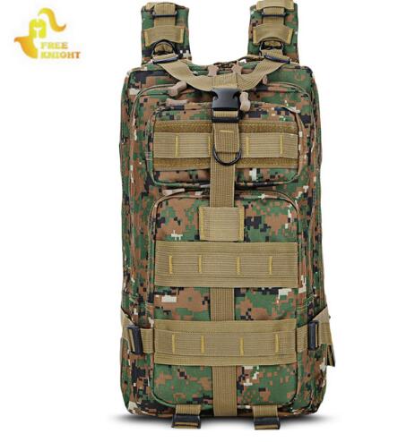 Free Knight Military Tactical Backpack 3 Day Assault Pack Army Molle Bug Out Trekking Camping Hiking Small Rucksack