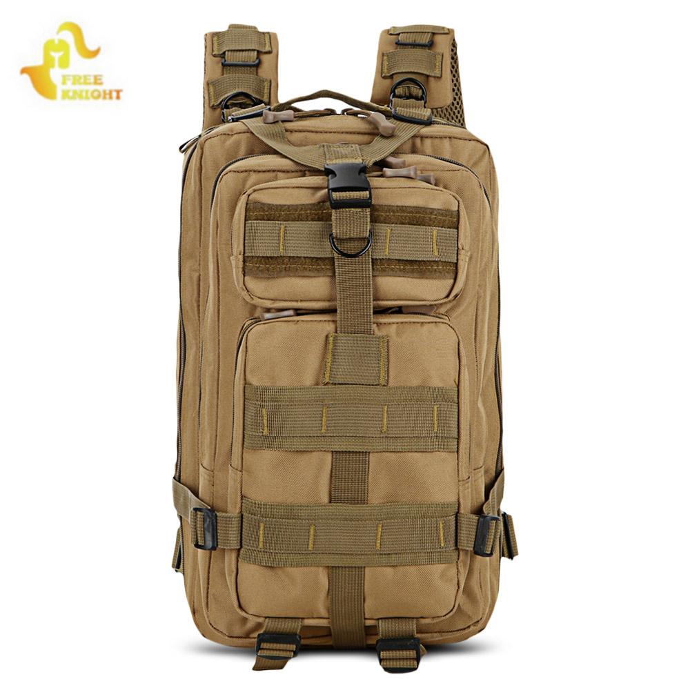 Free Knight Military Tactical Backpack 3 Day Assault Pack Army Molle Bug Out Trekking Camping Hiking Small Rucksack