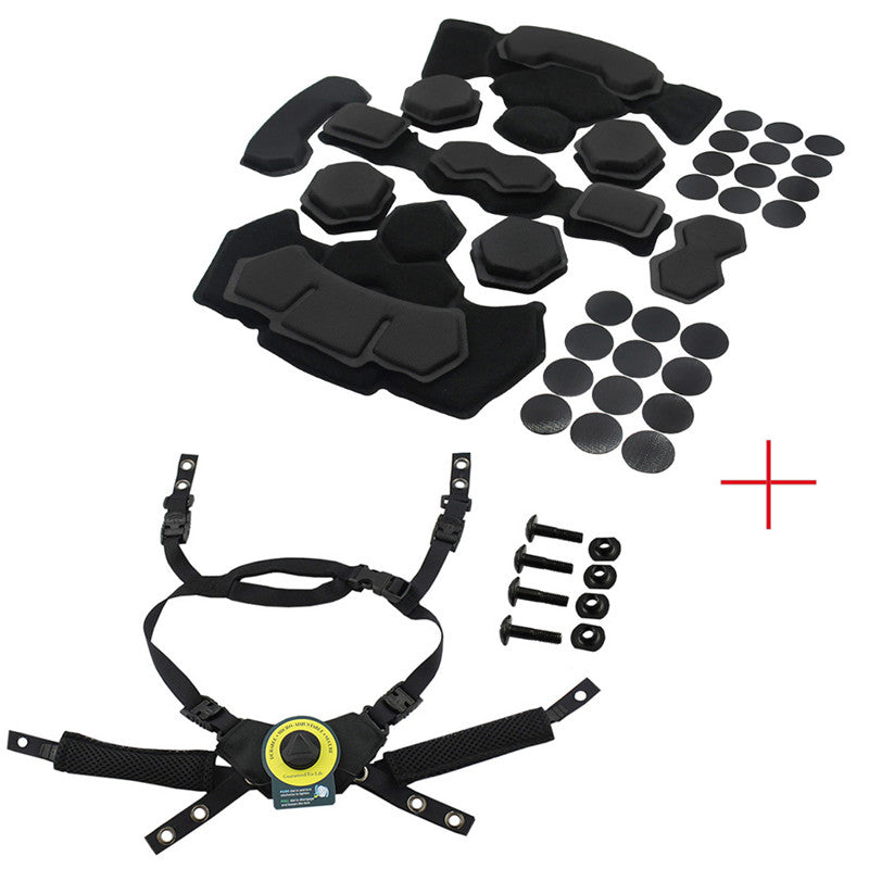 Wendy 4 Generation Helmet Liner Waterproof FAST Tactical CS Explosion-Proof Helmet Shock Absorption Cushion FAST MICH Knob Adjustment Strap