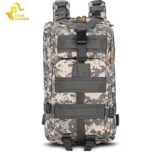 Free Knight Military Tactical Backpack 3 Day Assault Pack Army Molle Bug Out Trekking Camping Hiking Small Rucksack