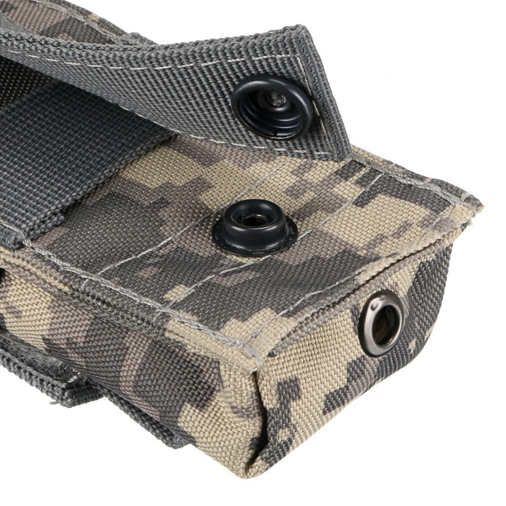 Outdoor Military Fan Flashlight Bag Small Single Tool Bag M5 Tactical Flashlight Bag Molle Accessory Bag Waist Bag