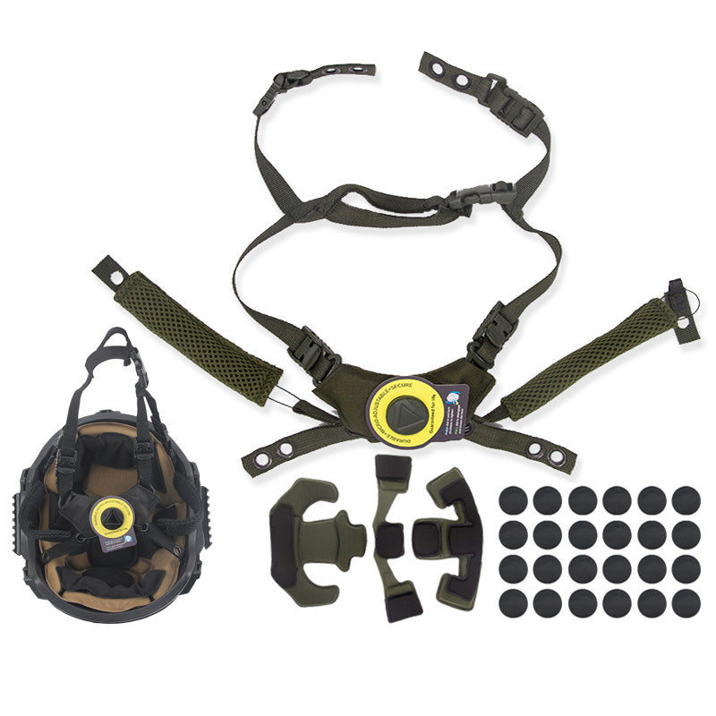 Full Memory Helmet Foam Liner 2 Generation FAST Tactical Explosion-Proof Helmet Cushioning Pad FAST MICH Wendy Knob Adjustment Strap