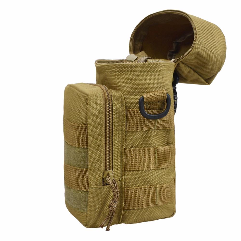 Black Hawk Commandos Tatical Molle Water Bottle Pouch bag H2O Holder Attachment military camouflage pack