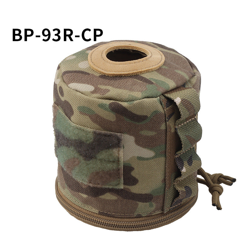 Military Fan Camouflage Roll Paper Outdoor Camping Storage Bag Molle Mounted Ribbon Paper Suction Paper Towel Cover
