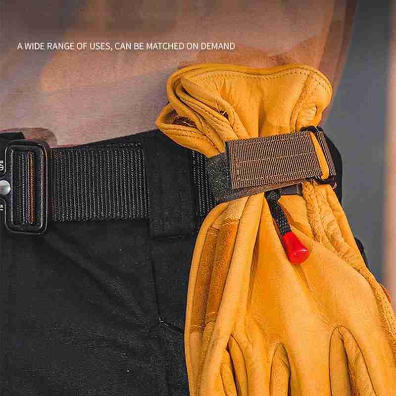 Multi-purpose Glove Hook Military Fan Outdoor Tactical Buckle Adjust Camping Glove Hanging Buckle