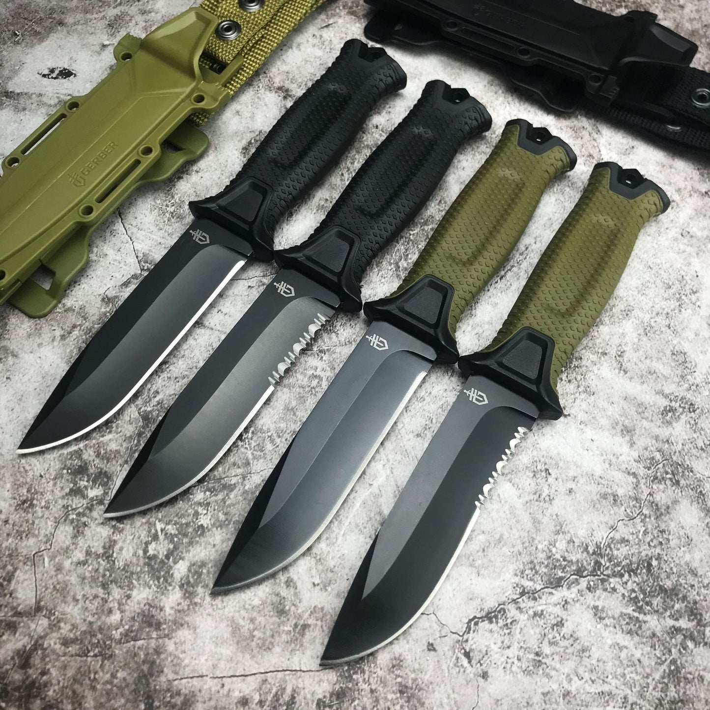 Gerber Infantry Outdoor Tactical Wilderness Survival Straight Knife Collection Of Self-Defense Carry Knives Outdoor Pocket Knife