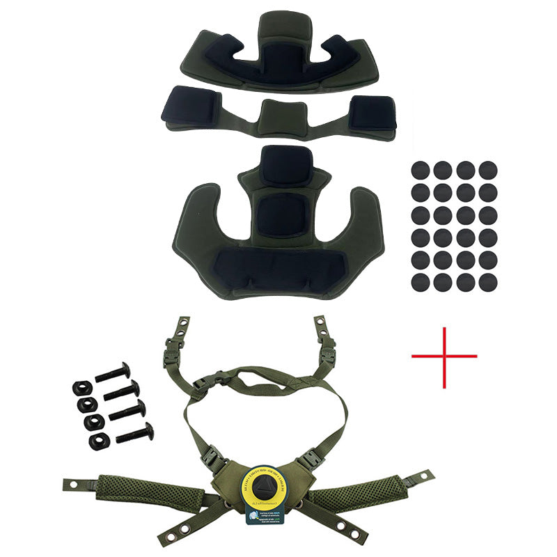 Wendy Full Memory Helmet Sponge Liner 1 Generation FAST Tactical Explosion-Proof Helmet Cushioning Pad FAST MICH Wendy Knob Adjustment Strap