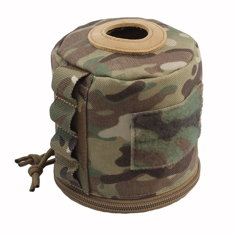 Military Fan Camouflage Roll Paper Outdoor Camping Storage Bag Molle Mounted Ribbon Paper Suction Paper Towel Cover