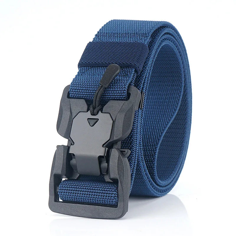 Official Genuine Tactical Belt Quick Release Magnetic Buckle Military Belt Soft Real Nylon Sports Accessories
