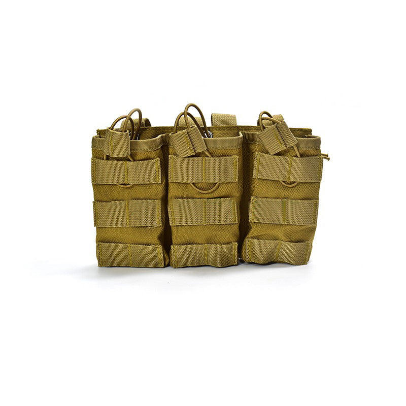 1000D Tactical Triple Bag MOLLE Accessory Bag