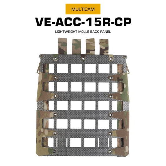 Tactical Vest - Molle Zipper Back Panel, for Paintball, Airsoft, Outdoor Hunting. Plate Carrier Expansion Equipment.