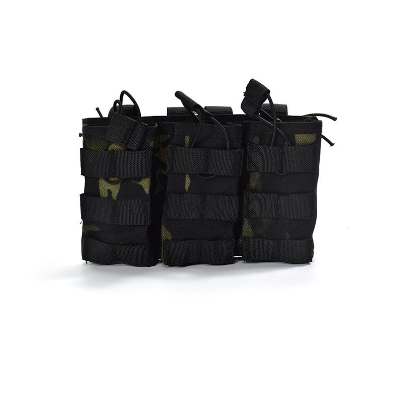 1000D Tactical Triple Bag MOLLE Accessory Bag