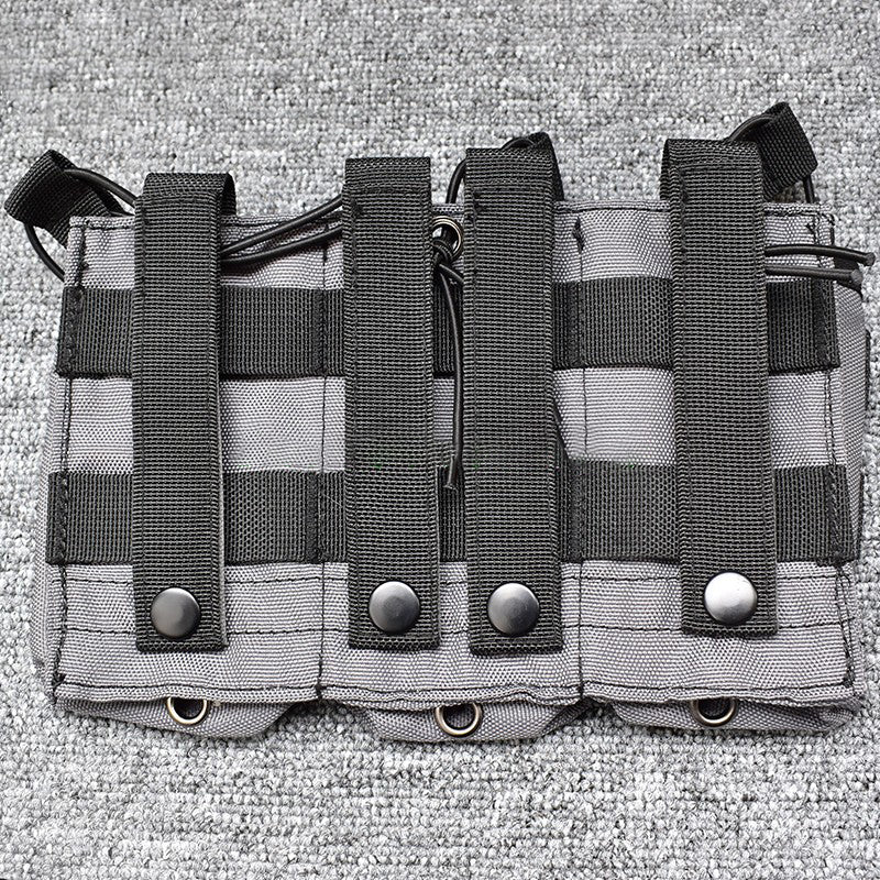 1000D Tactical Triple Bag MOLLE Accessory Bag