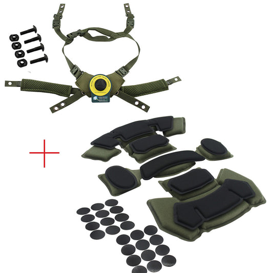 Full Memory Helmet Foam Liner 2 Generation FAST Tactical Explosion-Proof Helmet Cushioning Pad FAST MICH Wendy Knob Adjustment Strap